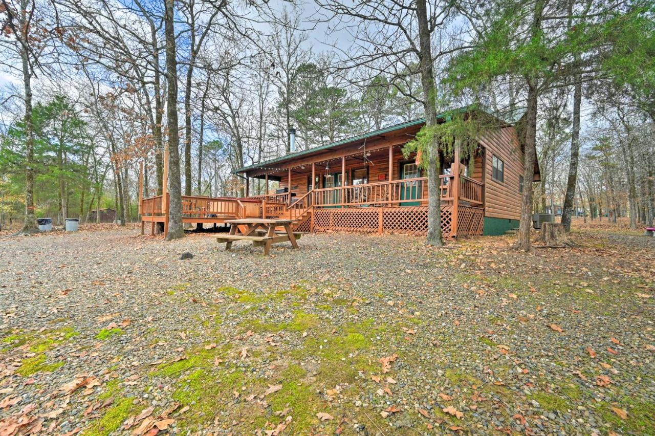 Quiet Woodsy Getaway With Hot Tub In Broken Bow Villa Stephens Gap Exterior photo